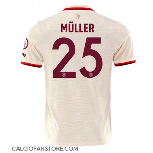 Maglia Calcio Bayern Munich Thomas Muller #25 Terza Divisa 2024-25 Manica Corta